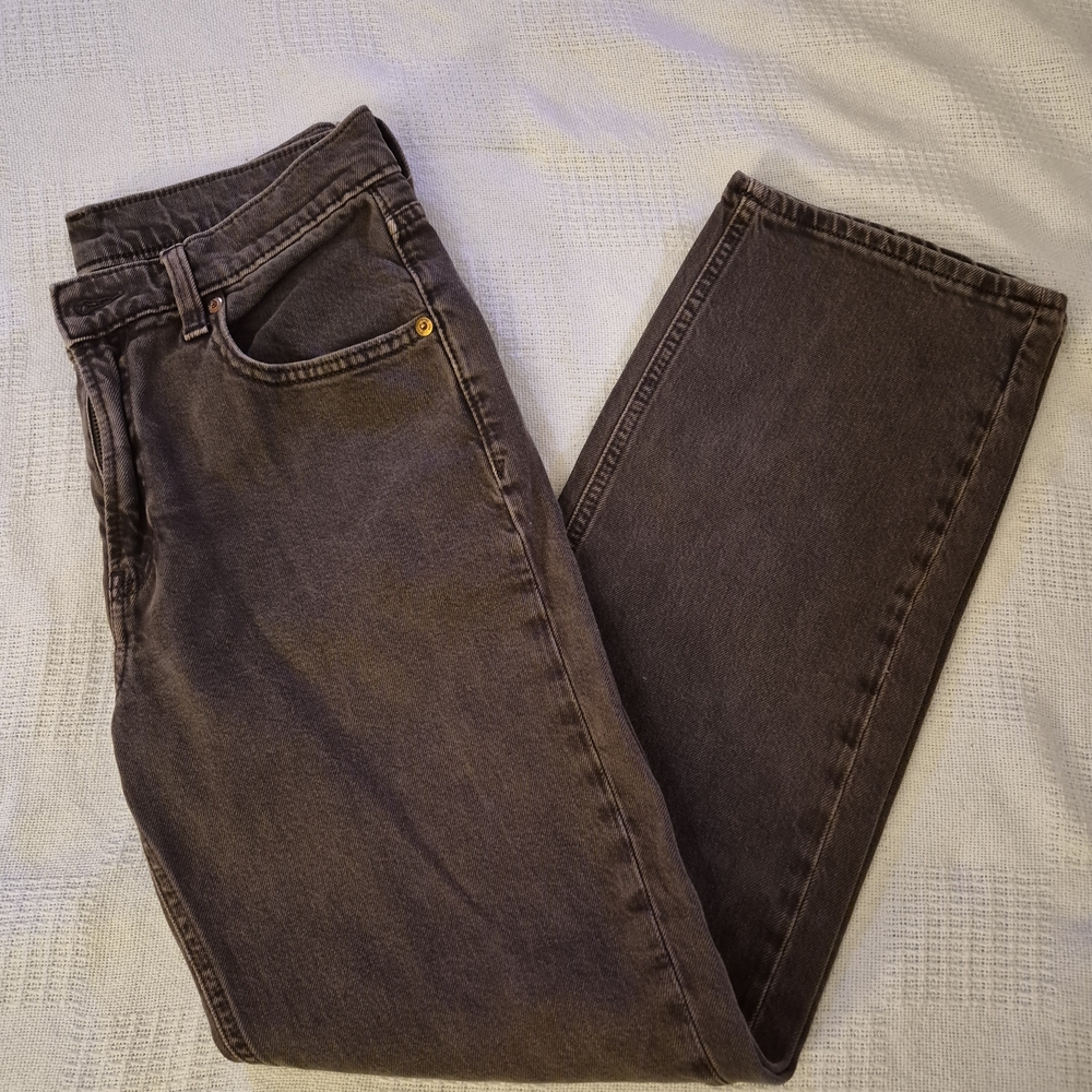 GAP '90s Loose Mid Rise Jeans - Faded Brown/Gray